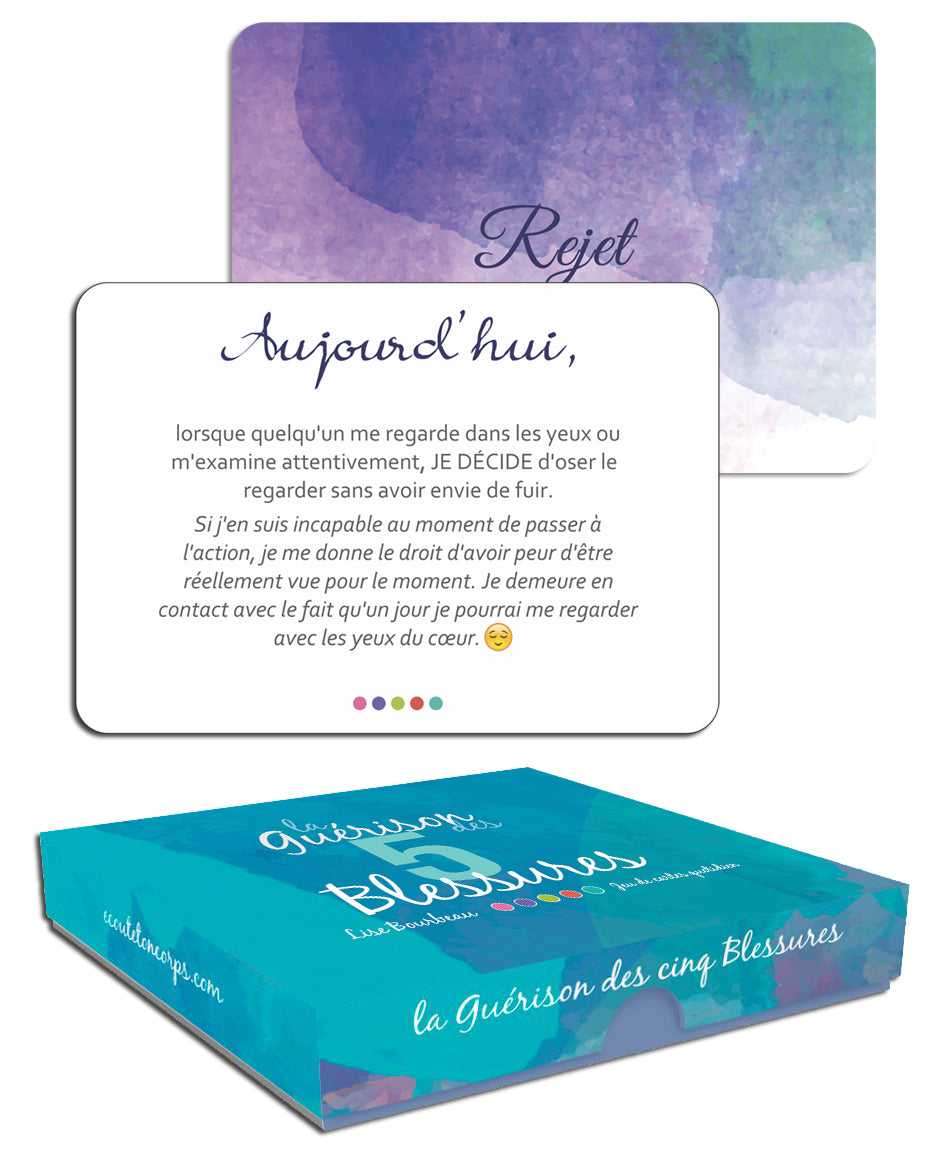 Jeu de cartes LA GUÉRISON DES 5 BLESSURES